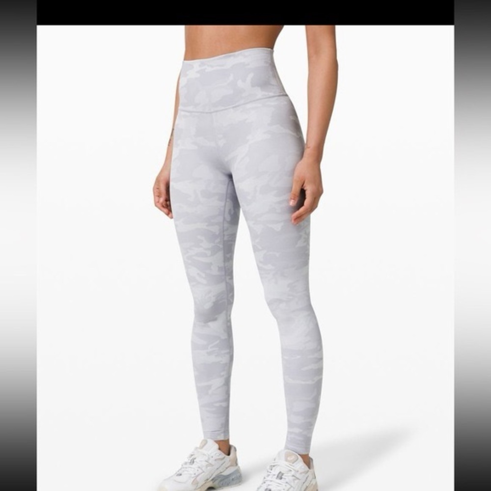 Lululemon Athletica Gray High-Waisted Leggings